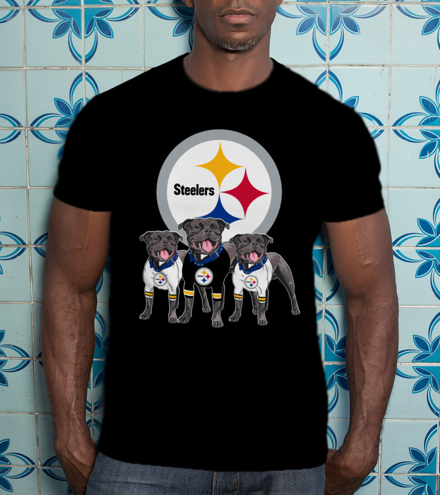 Steelers Pitbull Trio T-Shirt
