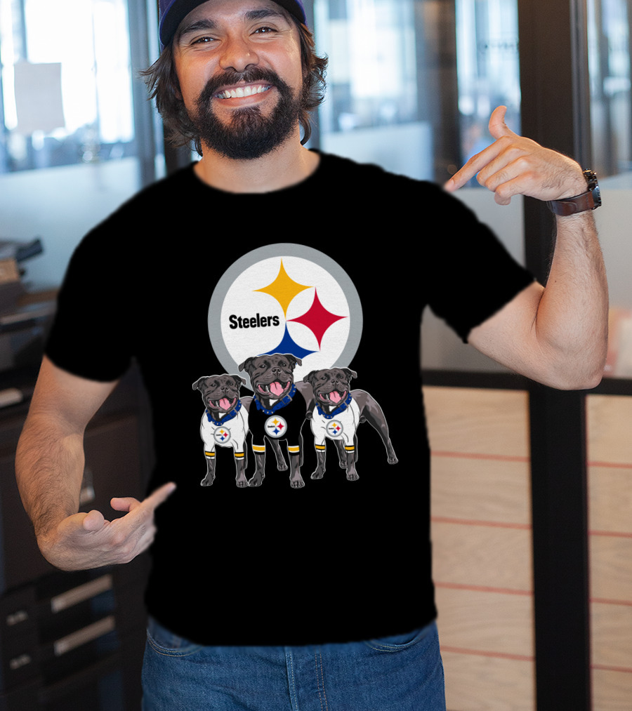 Steelers Pitbull Trio T-Shirt