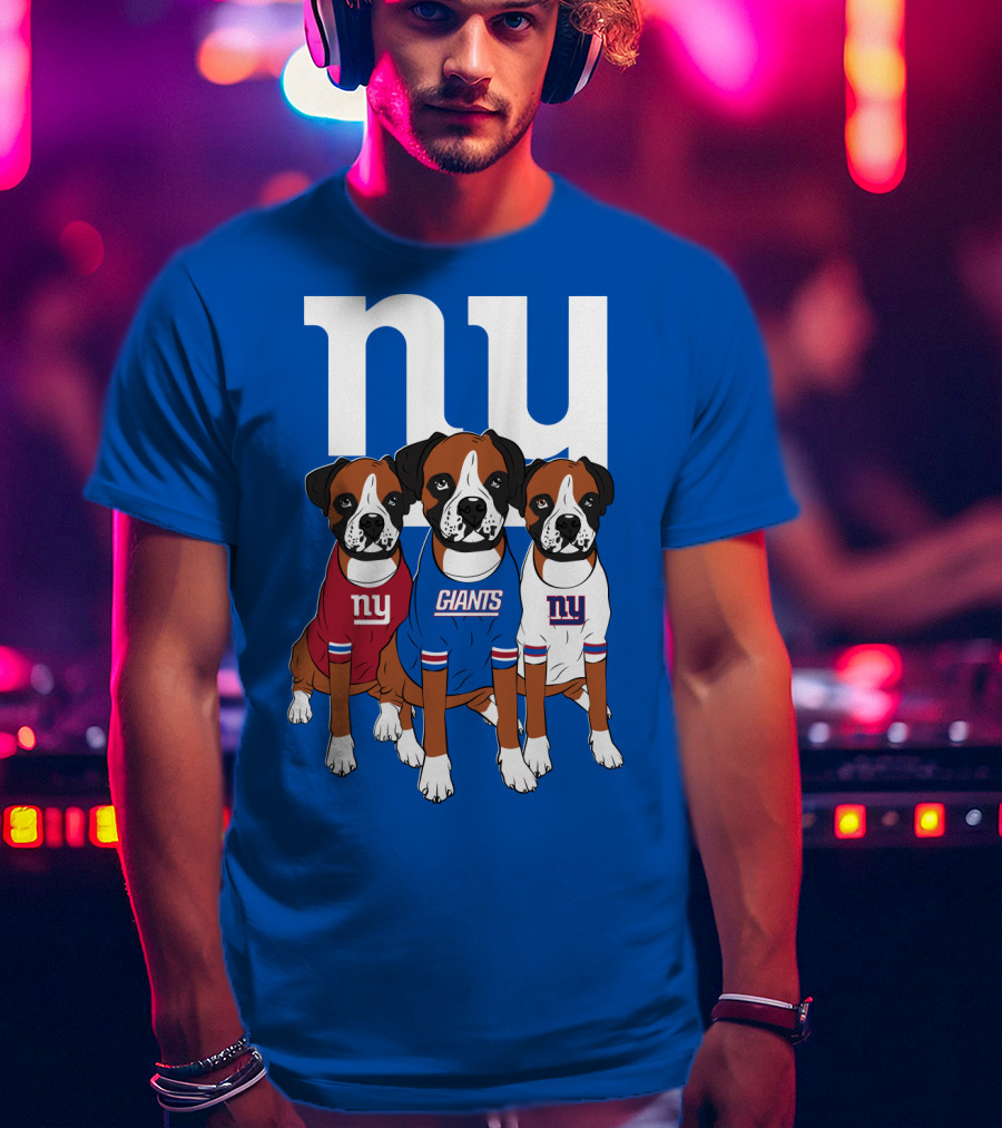 New York Giants Three Boxer T-Shirt