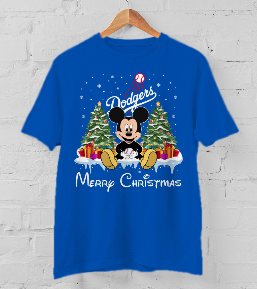 Dodgers Merry Christmas T-Shirt
