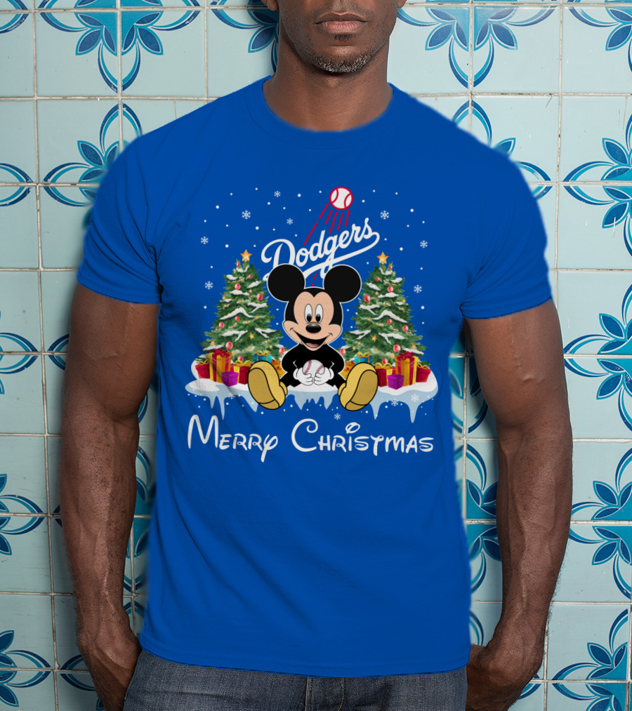 Dodgers Merry Christmas T-Shirt
