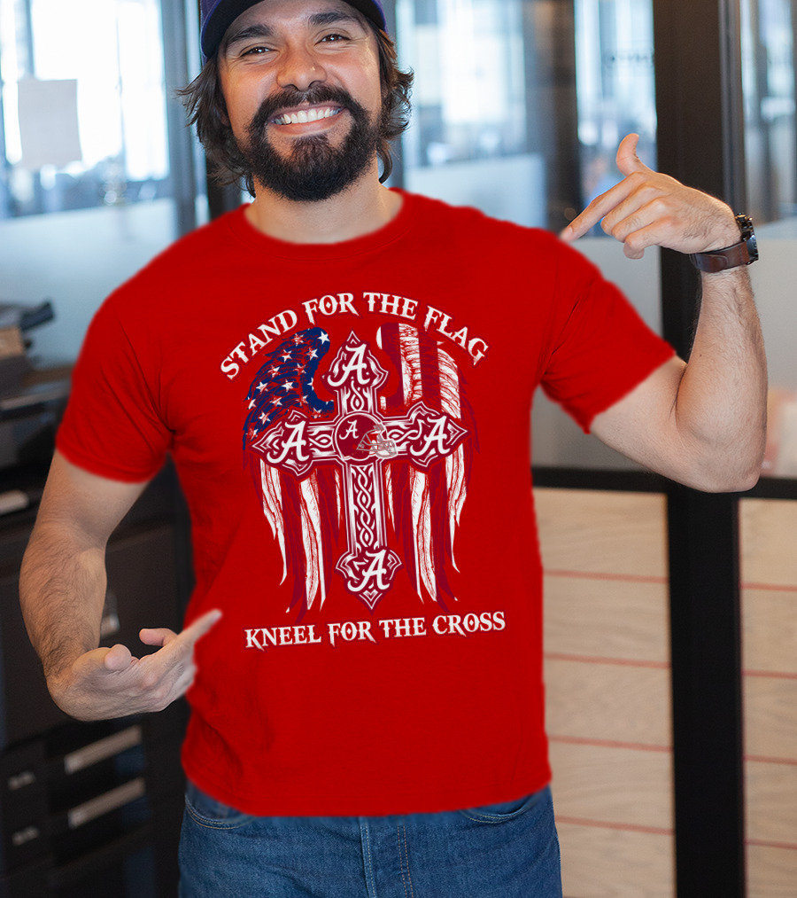 Stand For The Flag Kneel For The Cross Alabama A T-Shirt