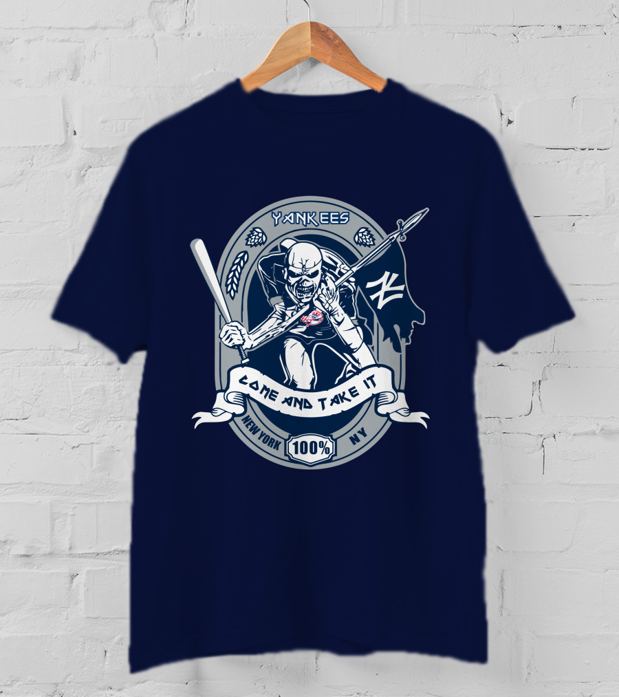 Yankees Come And Take It New York 100% Ny T-Shirt