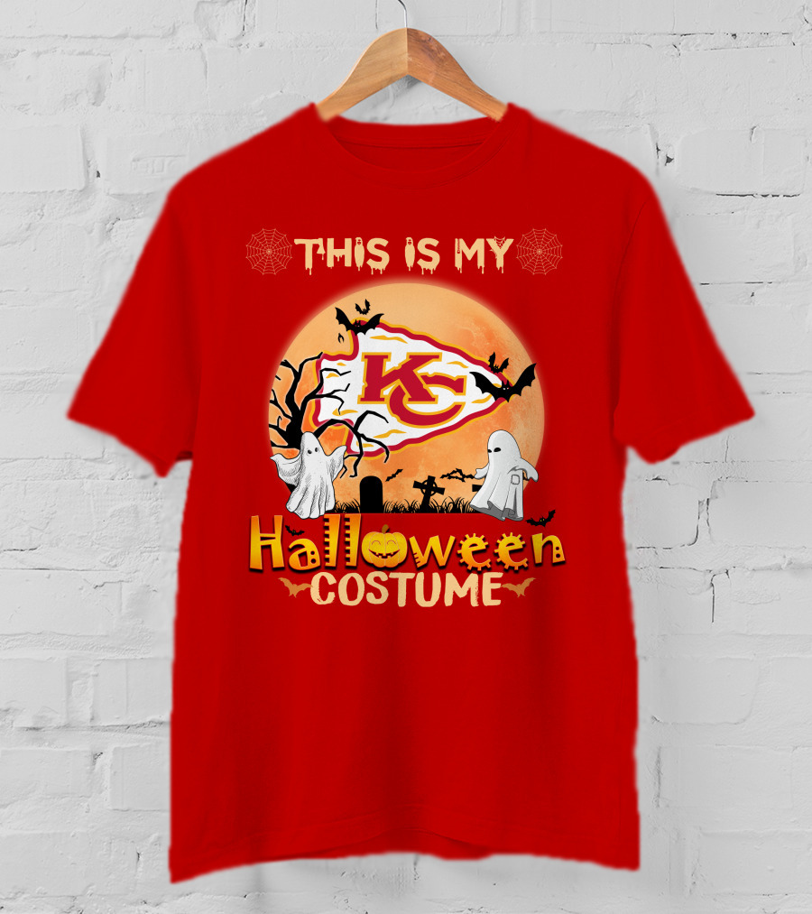 This Is My Kansas City Chiefs Halloween Costume T-Shirt