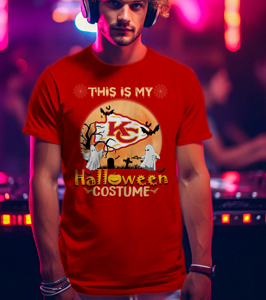 This Is My Kansas City Chiefs Halloween Costume T-Shirt