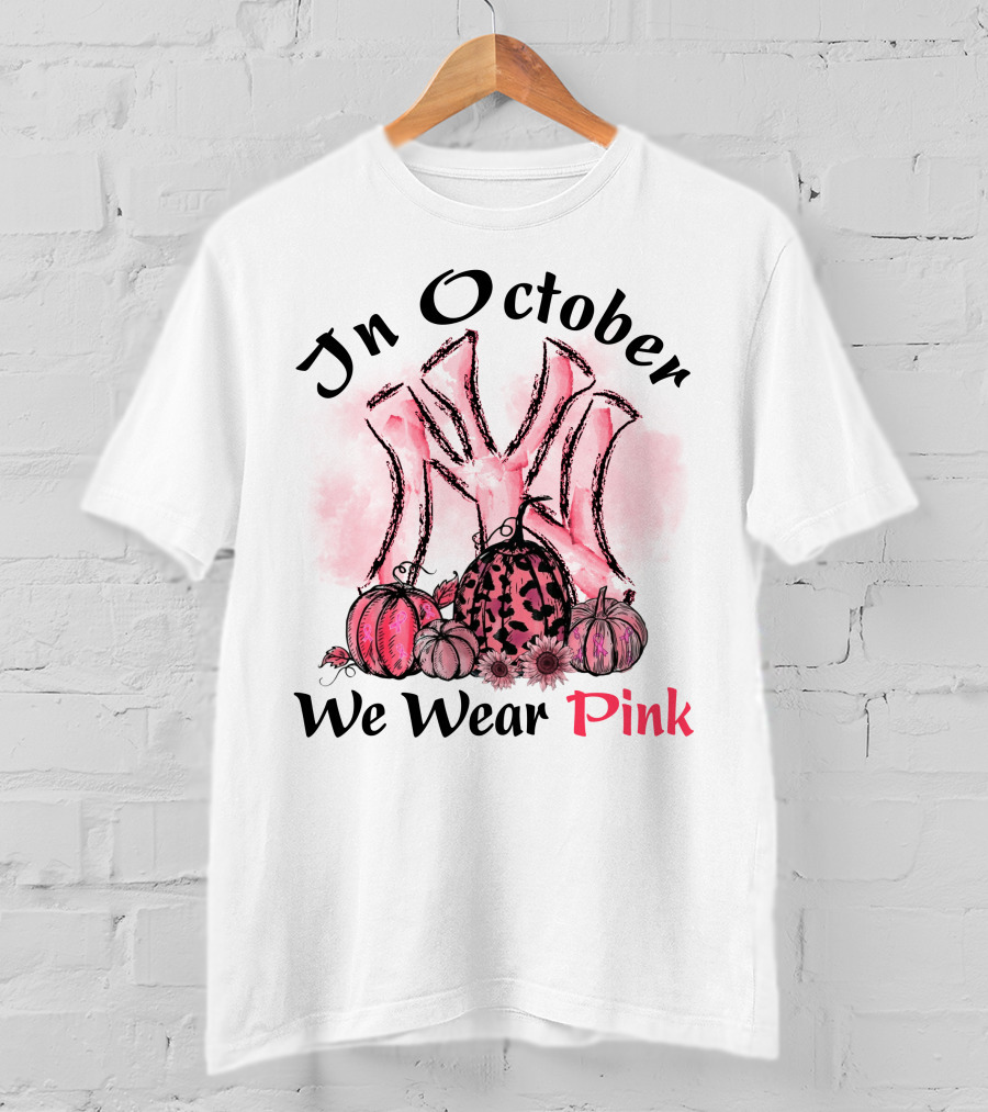In October We Wear Pink T-Shirt