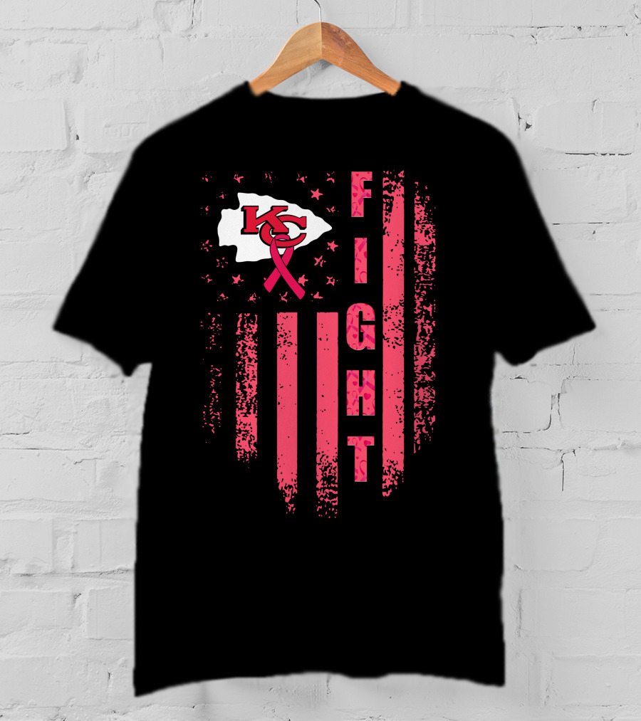 Kansas City Chiefs Breast Cancer Awareness Fight Edition T-Shirt