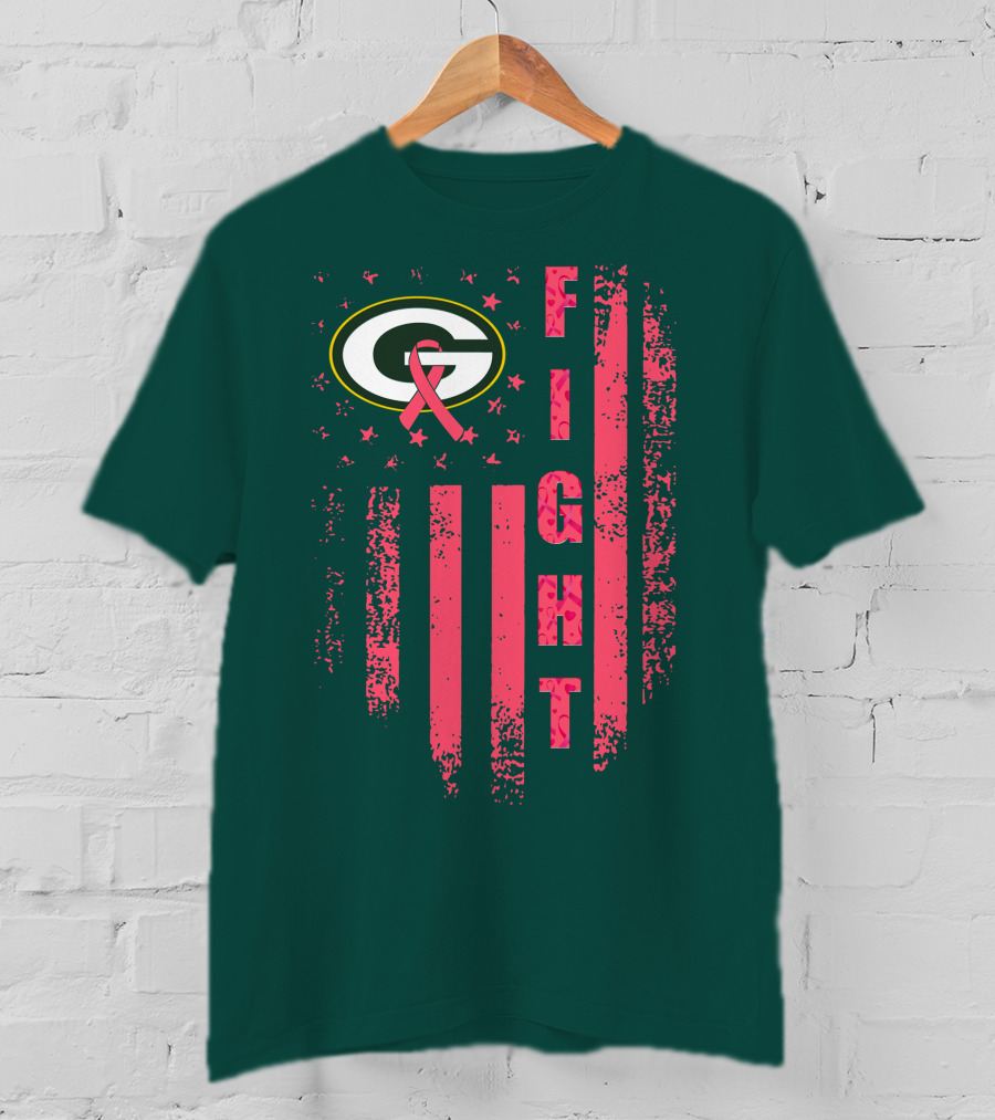 Green Bay Packers Fight Breast Cancer T-Shirt