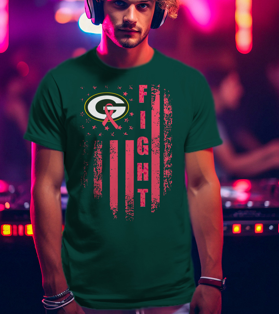 Green Bay Packers Fight Breast Cancer T-Shirt