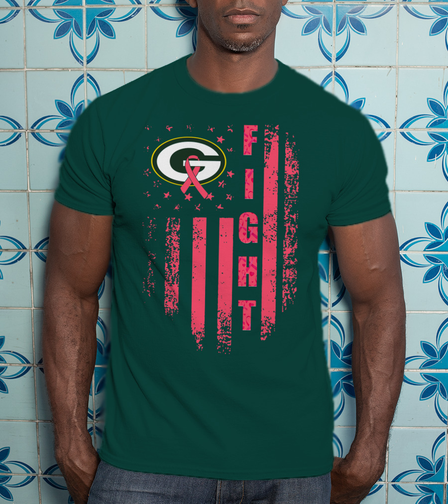 Green Bay Packers Fight Breast Cancer T-Shirt