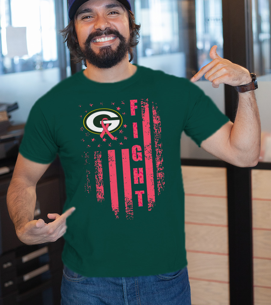 Green Bay Packers Fight Breast Cancer T-Shirt