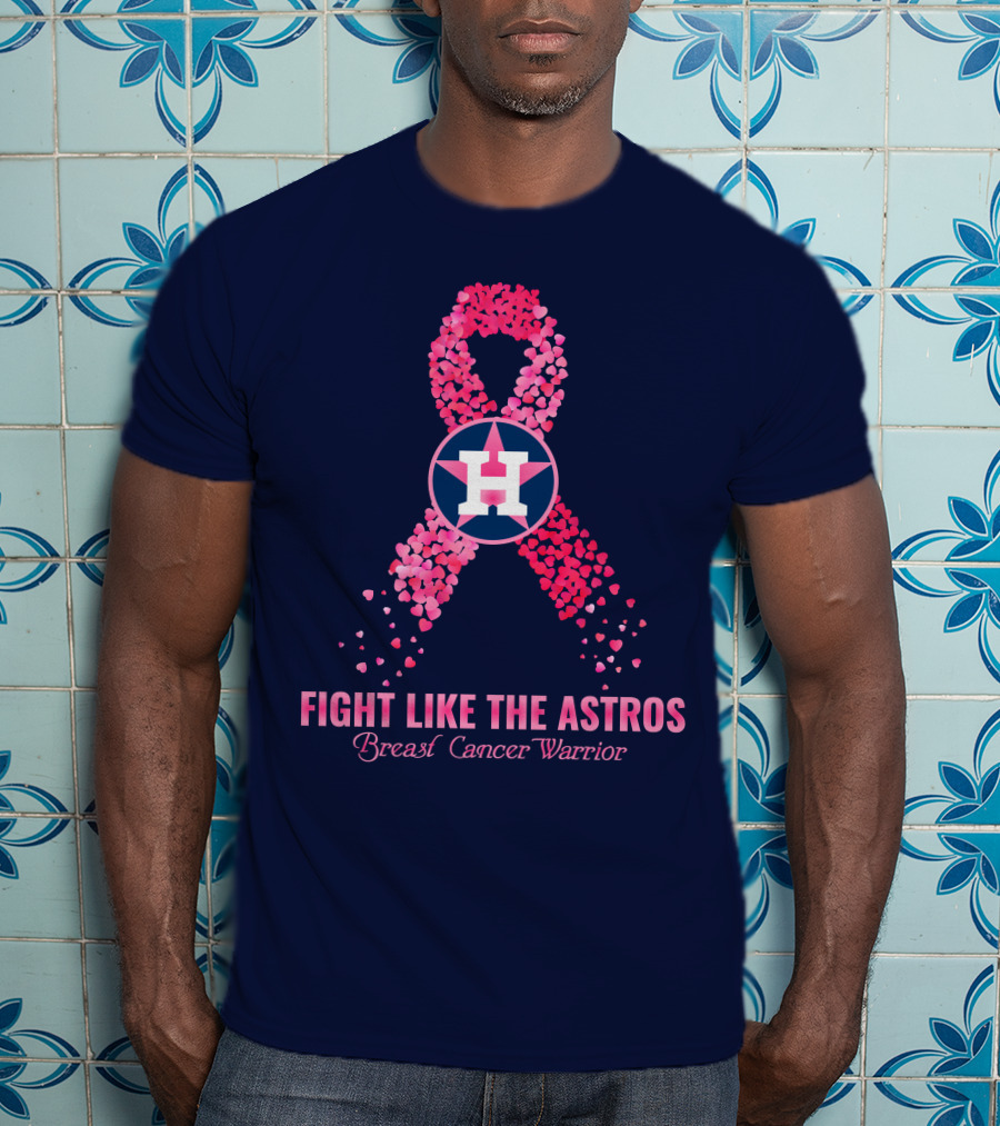 Fight Like The Astros Breast Cancer Warrior T-Shirt