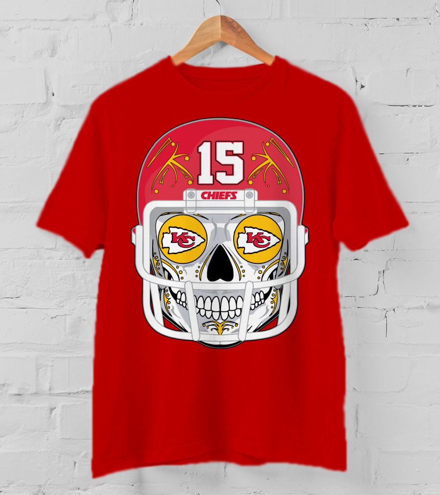 Chiefs Skull Helmet T-Shirt