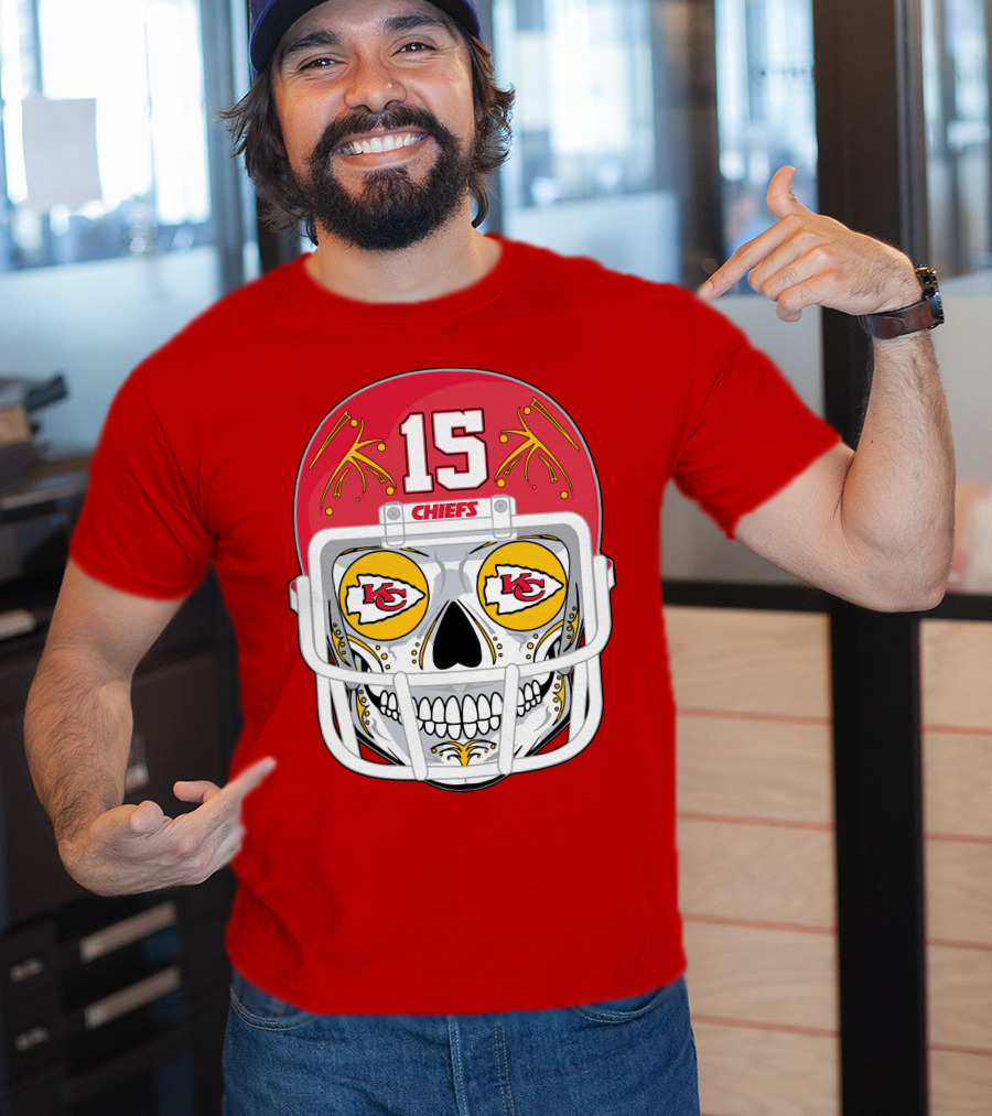 Chiefs Skull Helmet T-Shirt