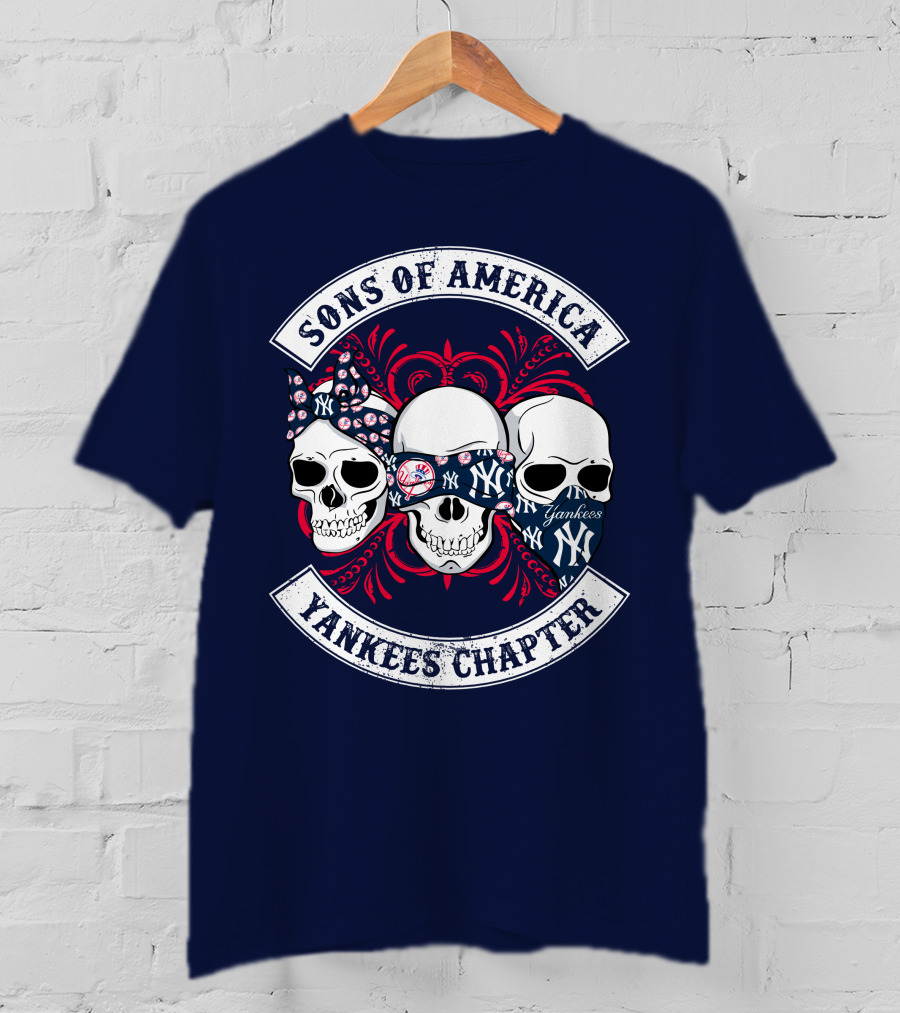 Sons Of America Yankees Chapter Skulls T-Shirt