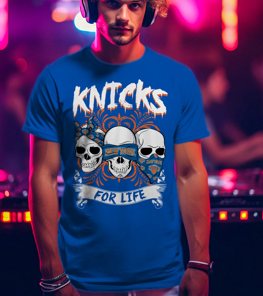 Knicks New York For Life T-Shirt
