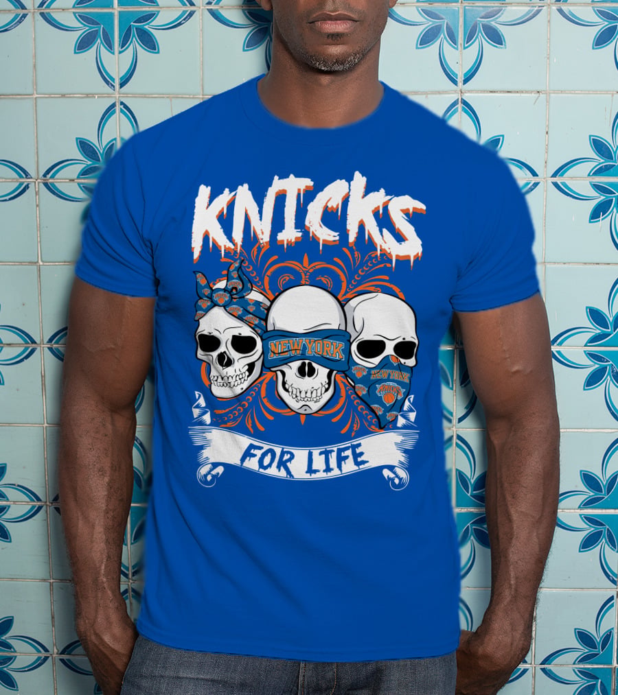 Knicks New York For Life T-Shirt