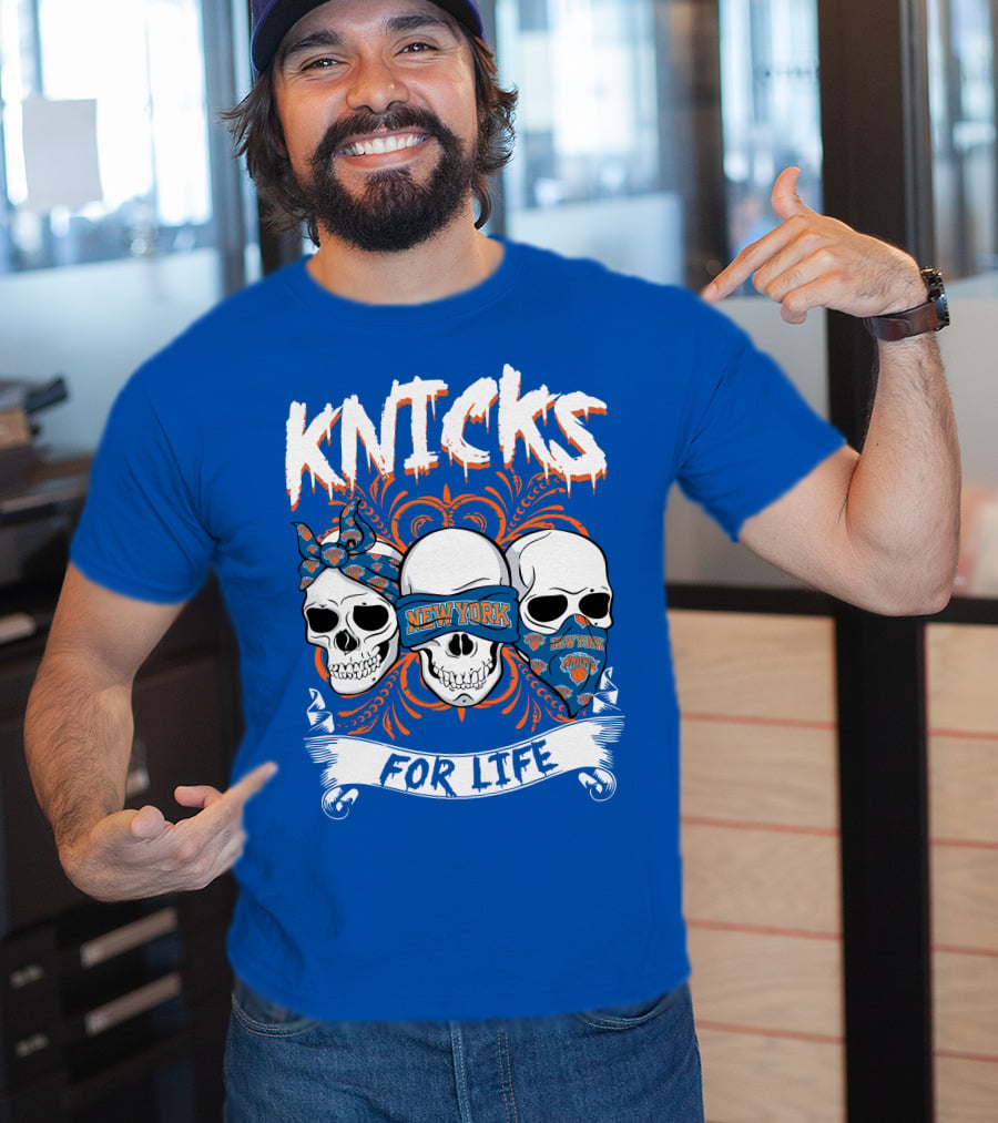 Knicks New York For Life T-Shirt