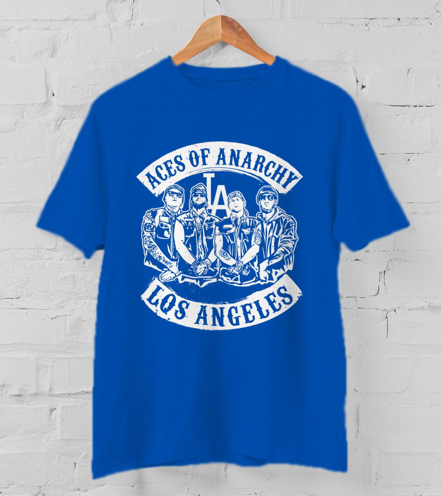 Aces Of Anarchy Los Angeles Dodgers T-Shirt