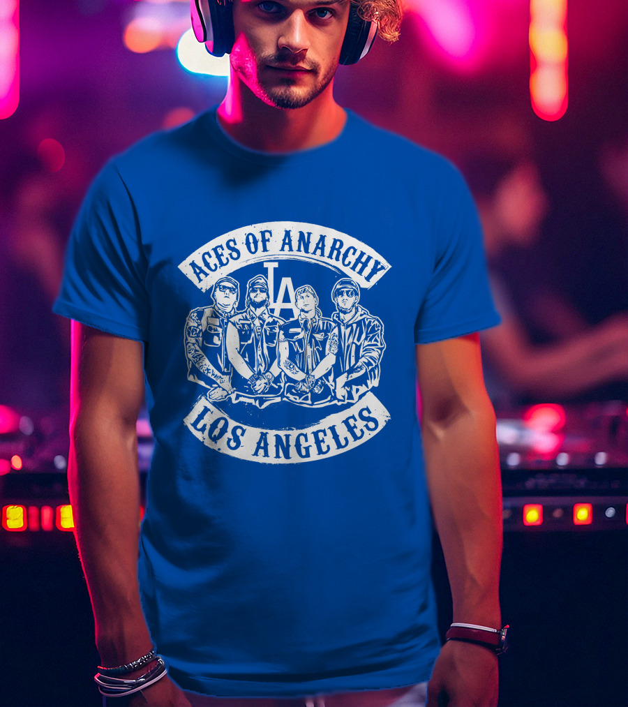 Aces Of Anarchy Los Angeles Dodgers T-Shirt