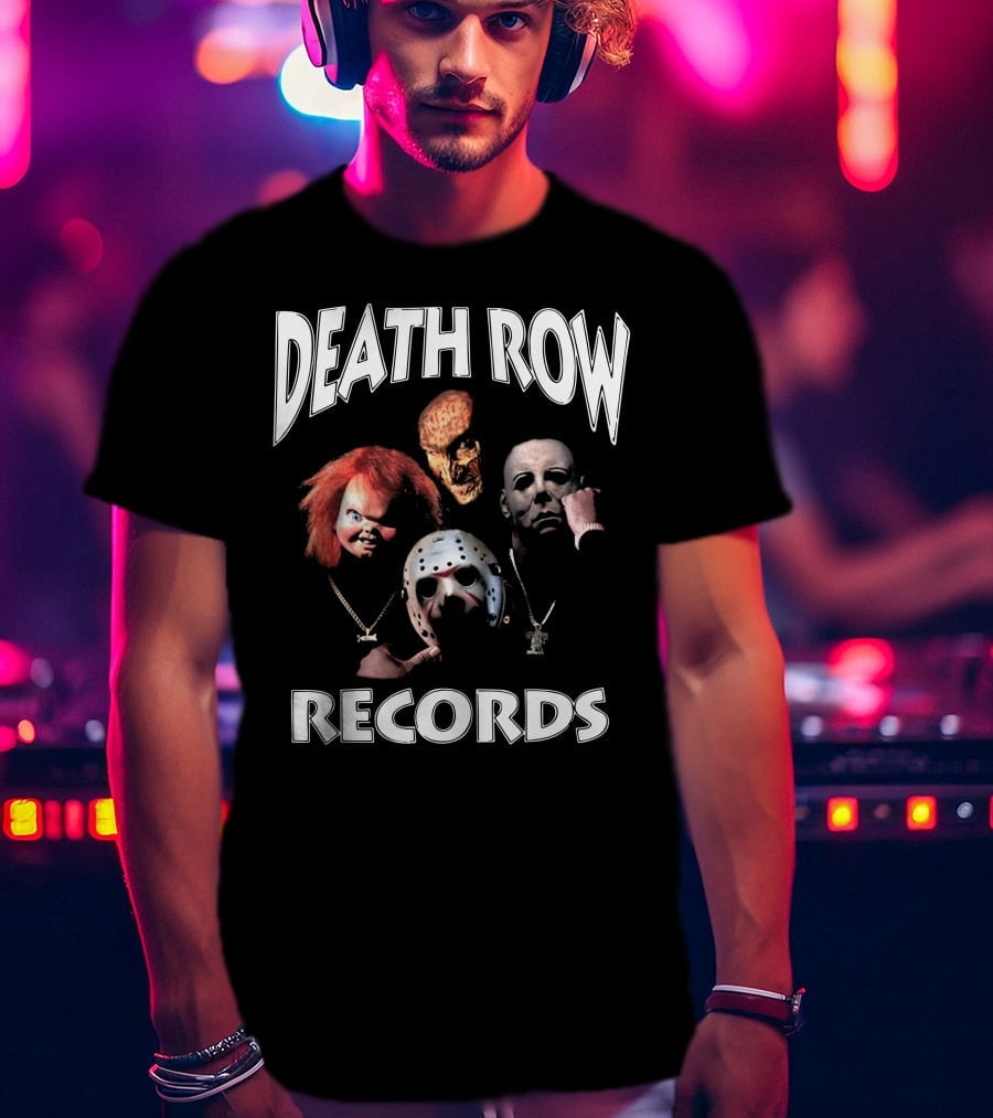 Death Row Records Horror Icons T-Shirt