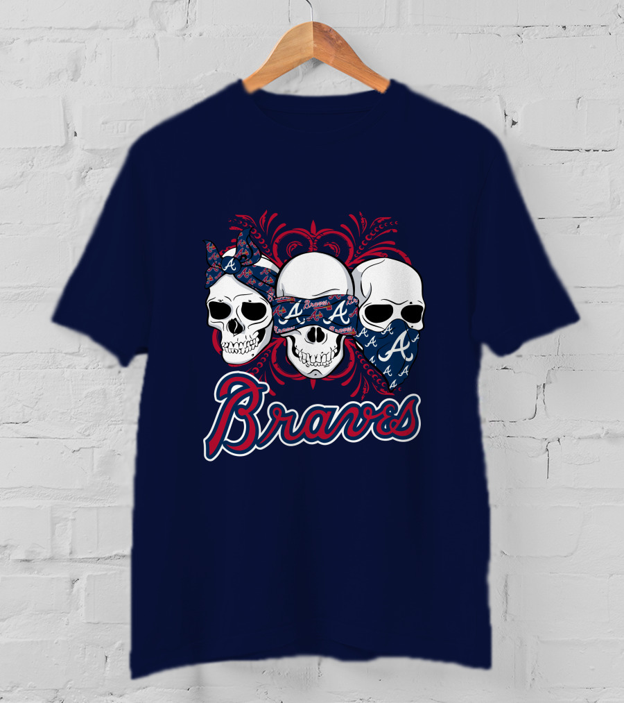 Braves Skull Bandana T-Shirt