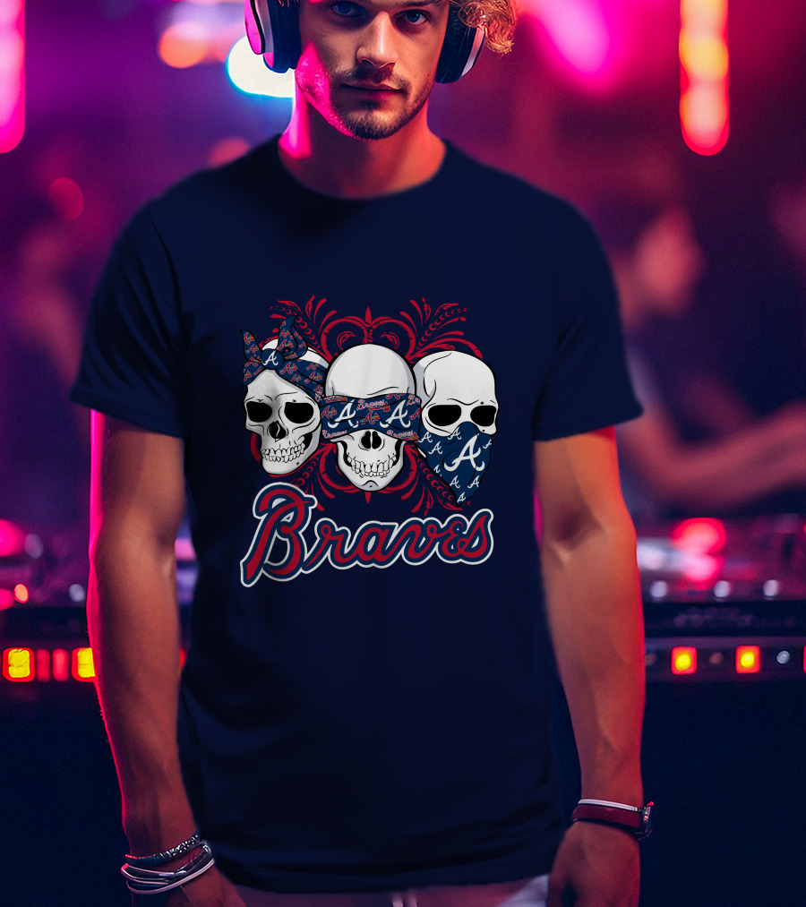 Braves Skull Bandana T-Shirt