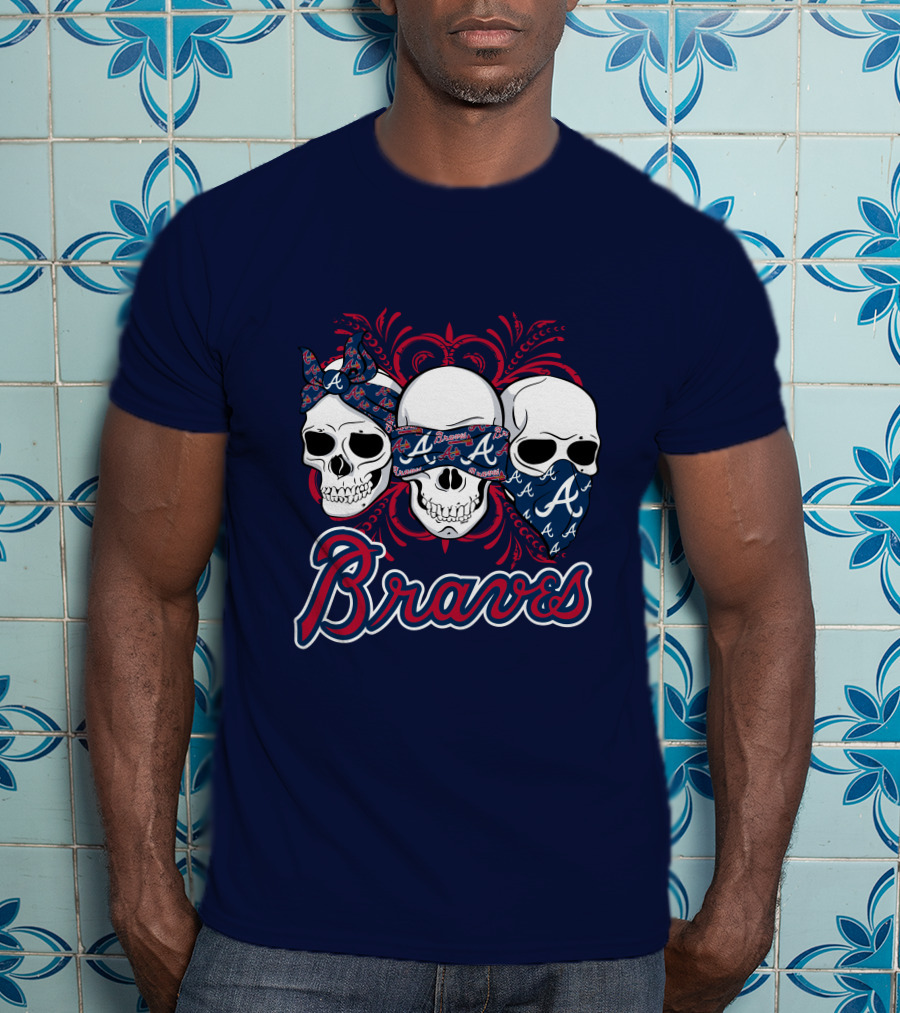 Braves Skull Bandana T-Shirt