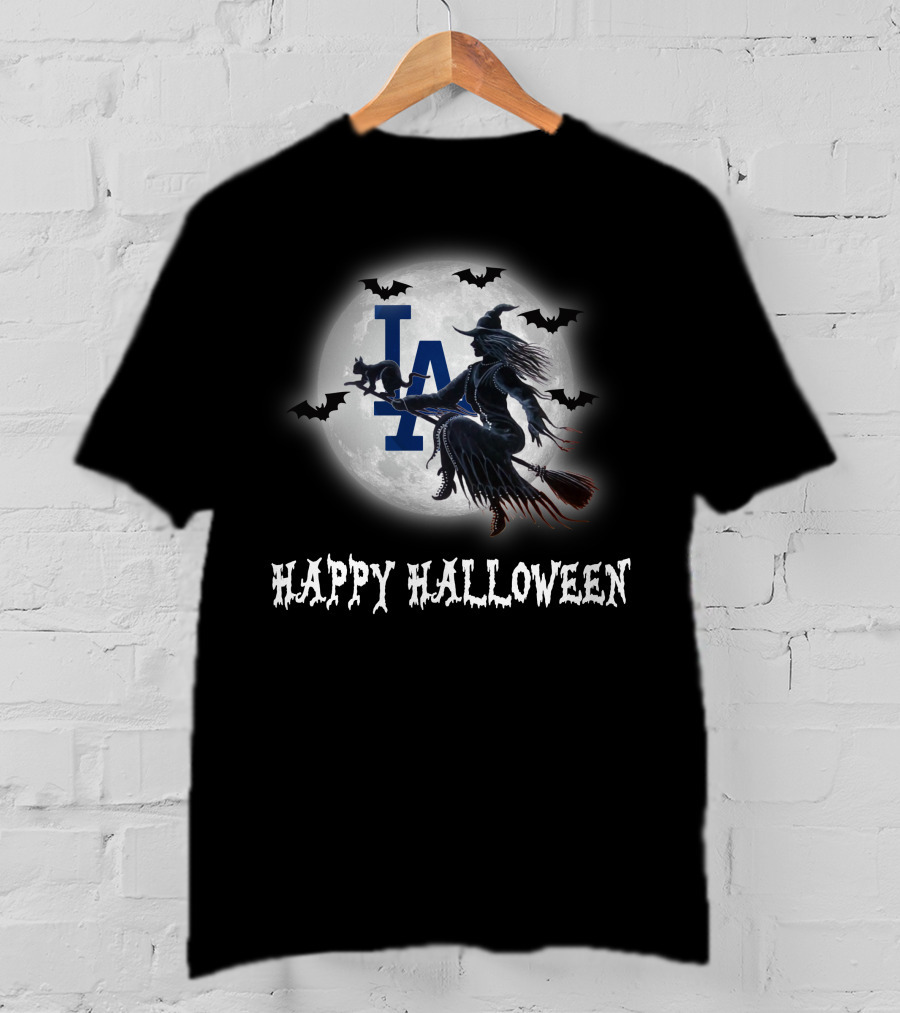 La Dodgers Witch Halloween T-Shirt