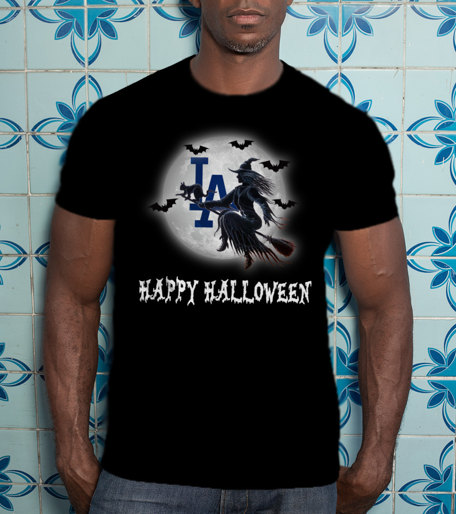 La Dodgers Witch Halloween T-Shirt
