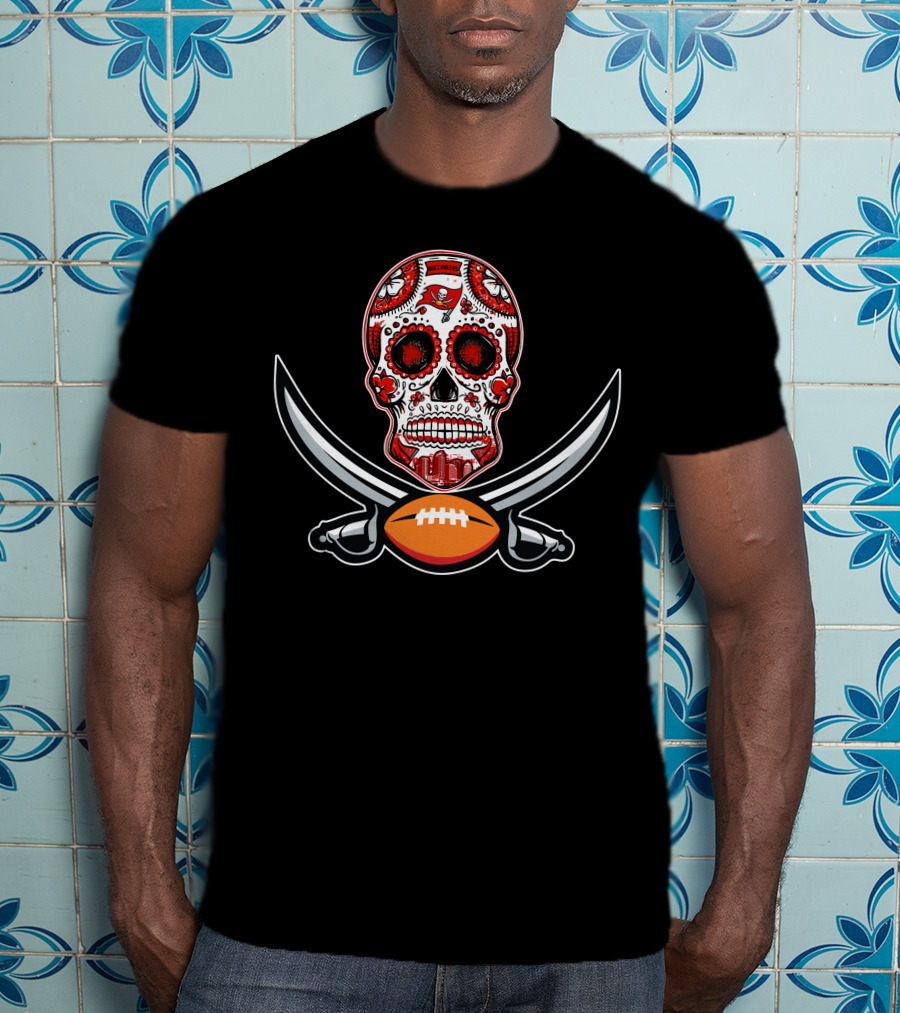 Tampa Bay Buccaneers Sugar Skull T-Shirt