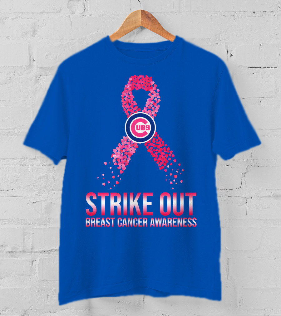 Cubs Strike Out Breast Cancer Awareness T-Shirt