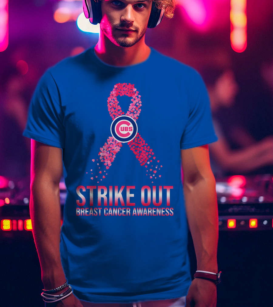 Cubs Strike Out Breast Cancer Awareness T-Shirt