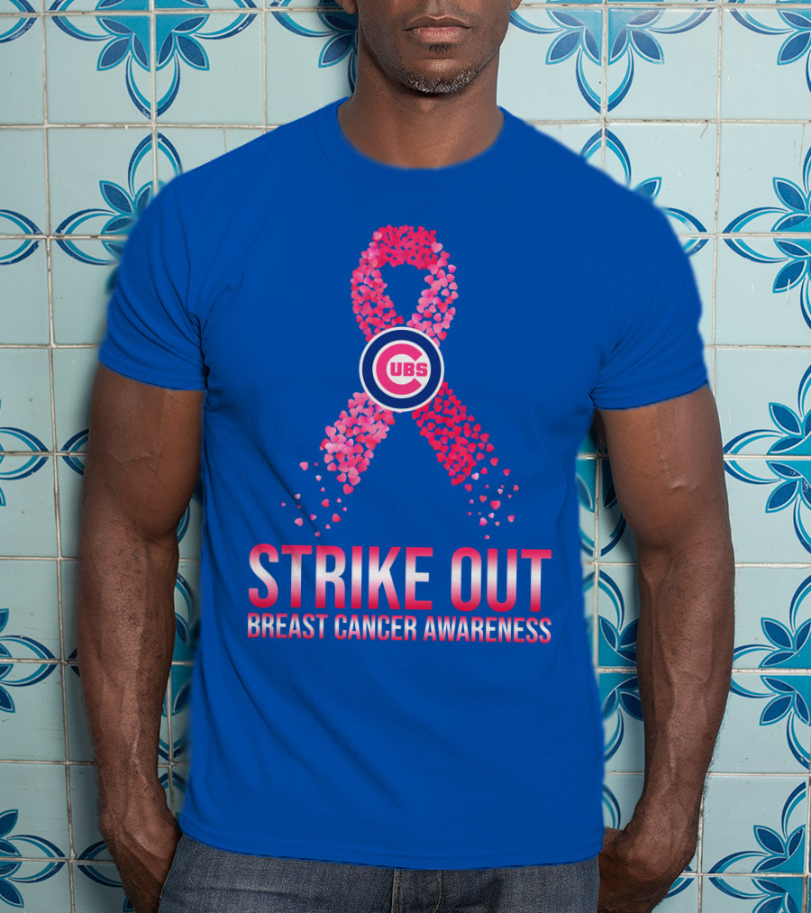Cubs Strike Out Breast Cancer Awareness T-Shirt