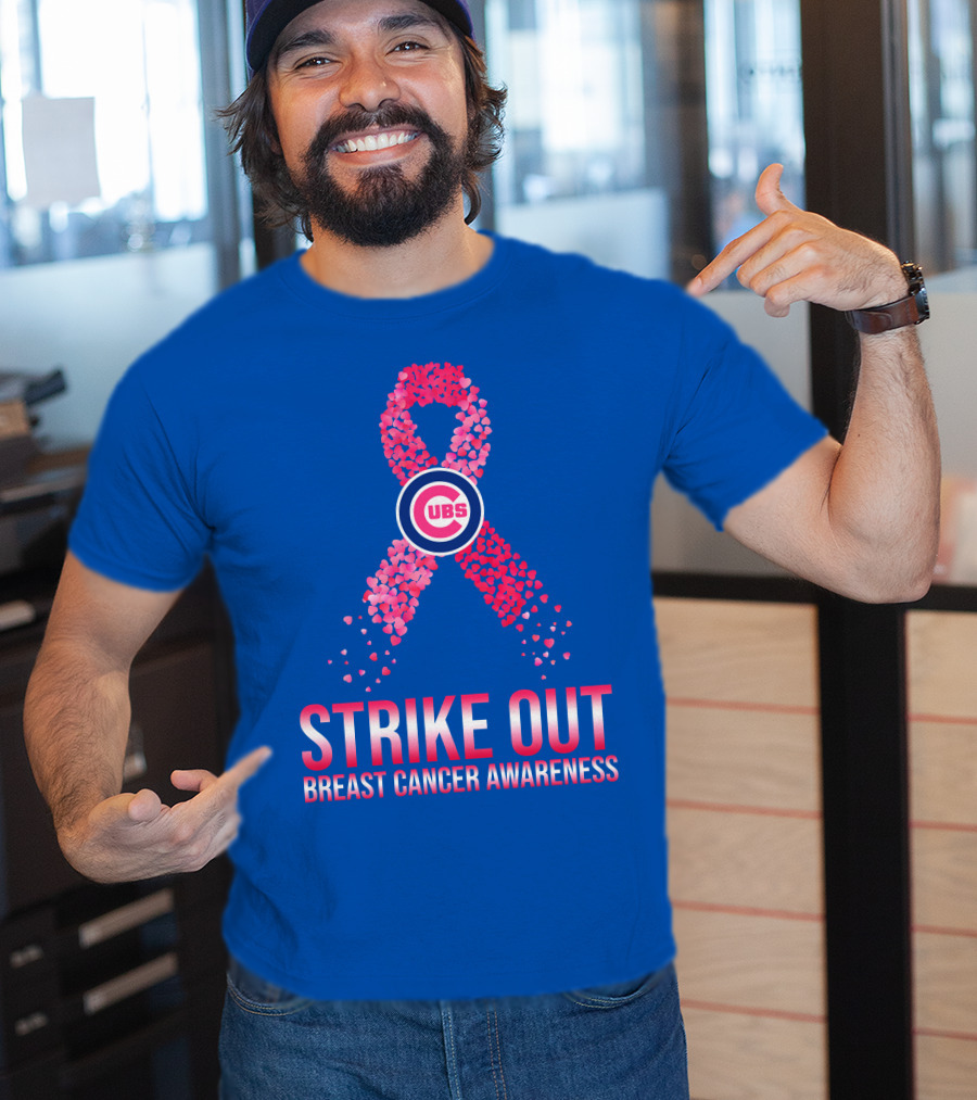 Cubs Strike Out Breast Cancer Awareness T-Shirt