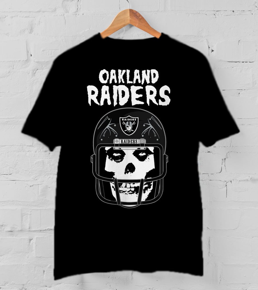 Oakland Raiders Skull Helmet T-Shirt