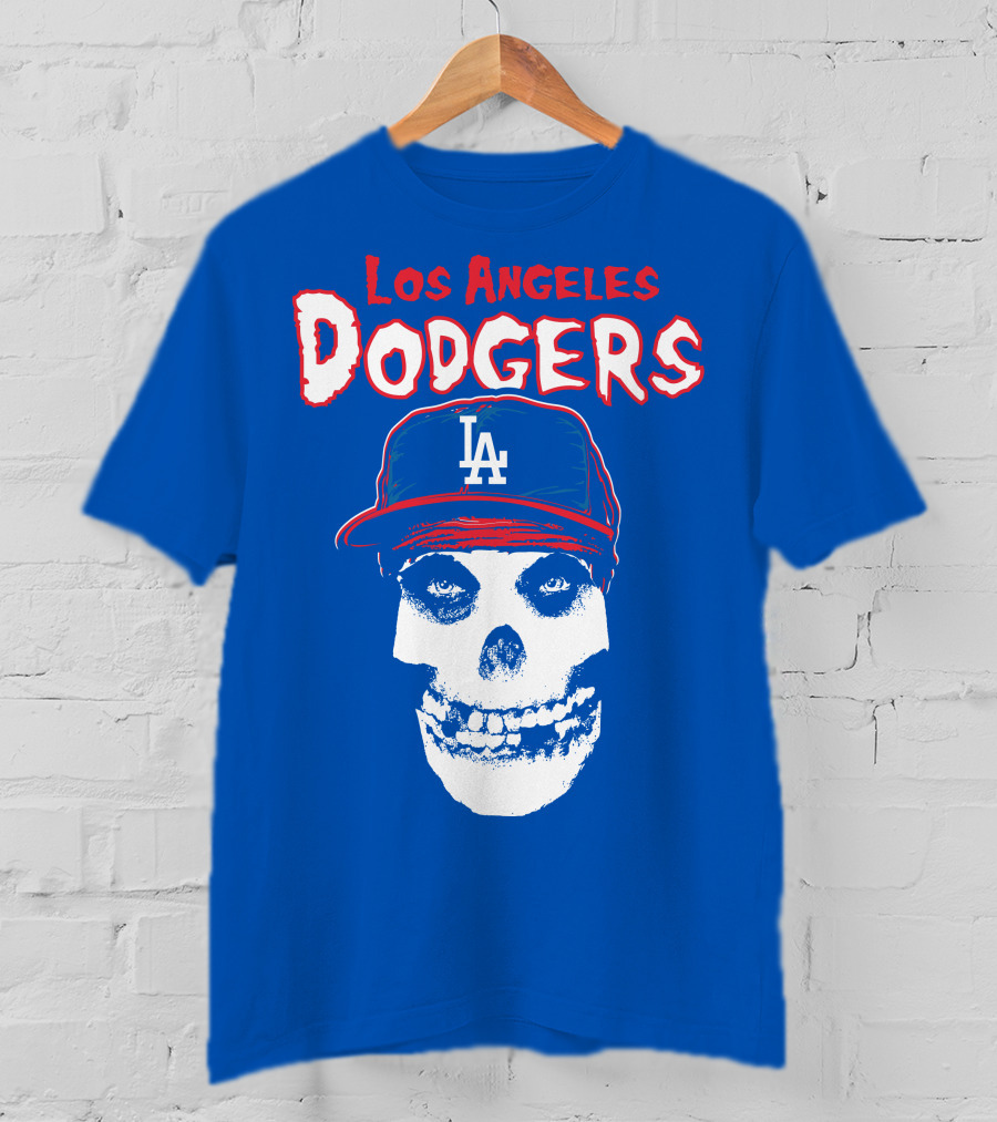Los Angeles Dodgers Skull T-Shirt