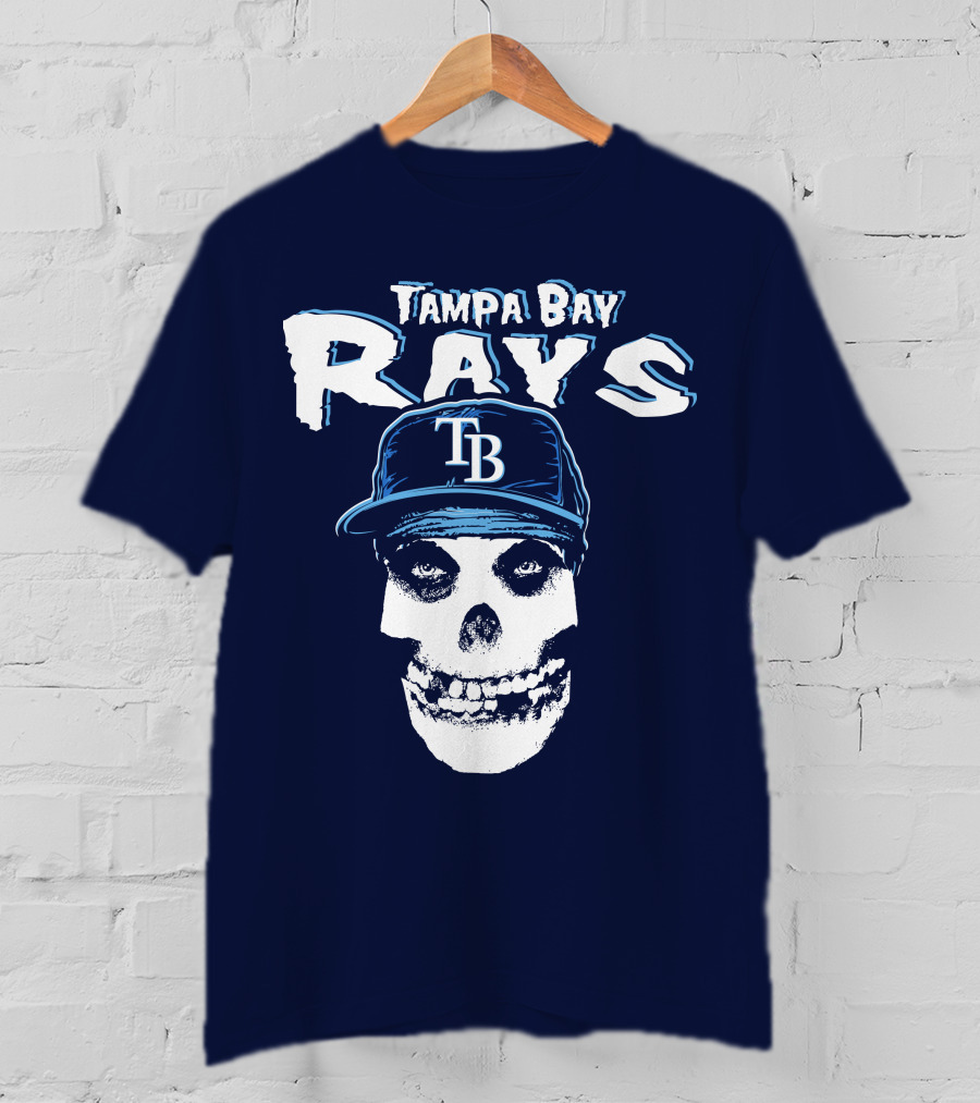 Tampa Bay Rays Tb Skull T-Shirt