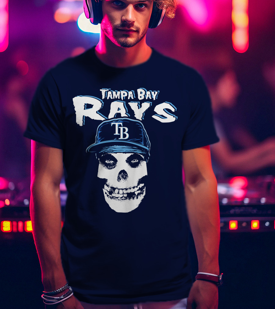 Tampa Bay Rays Tb Skull T-Shirt