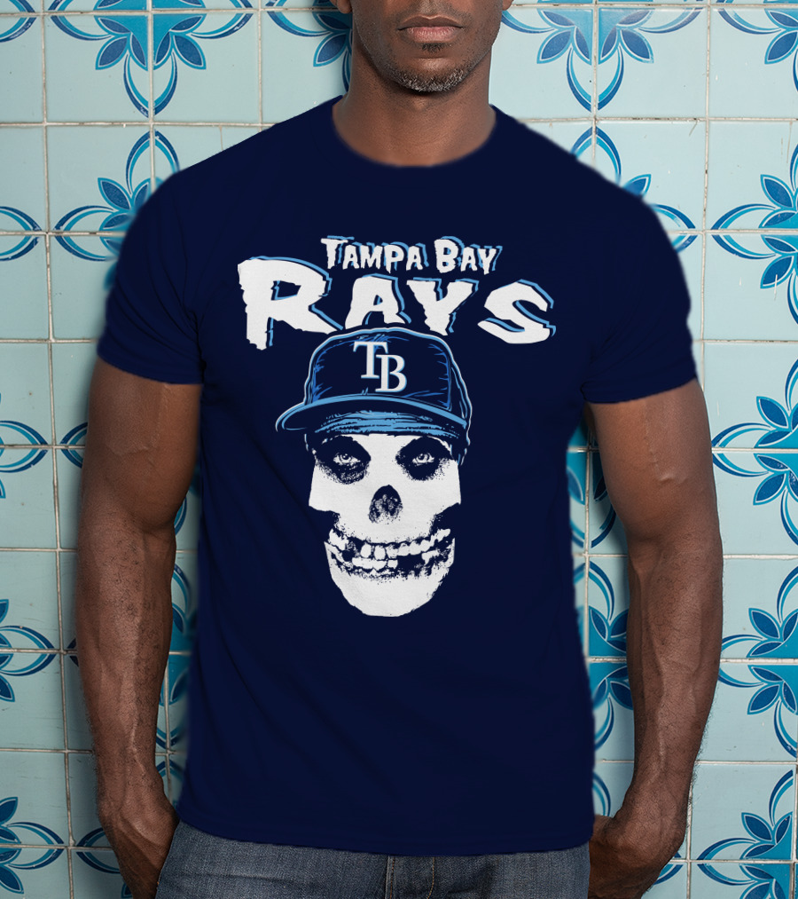 Tampa Bay Rays Tb Skull T-Shirt