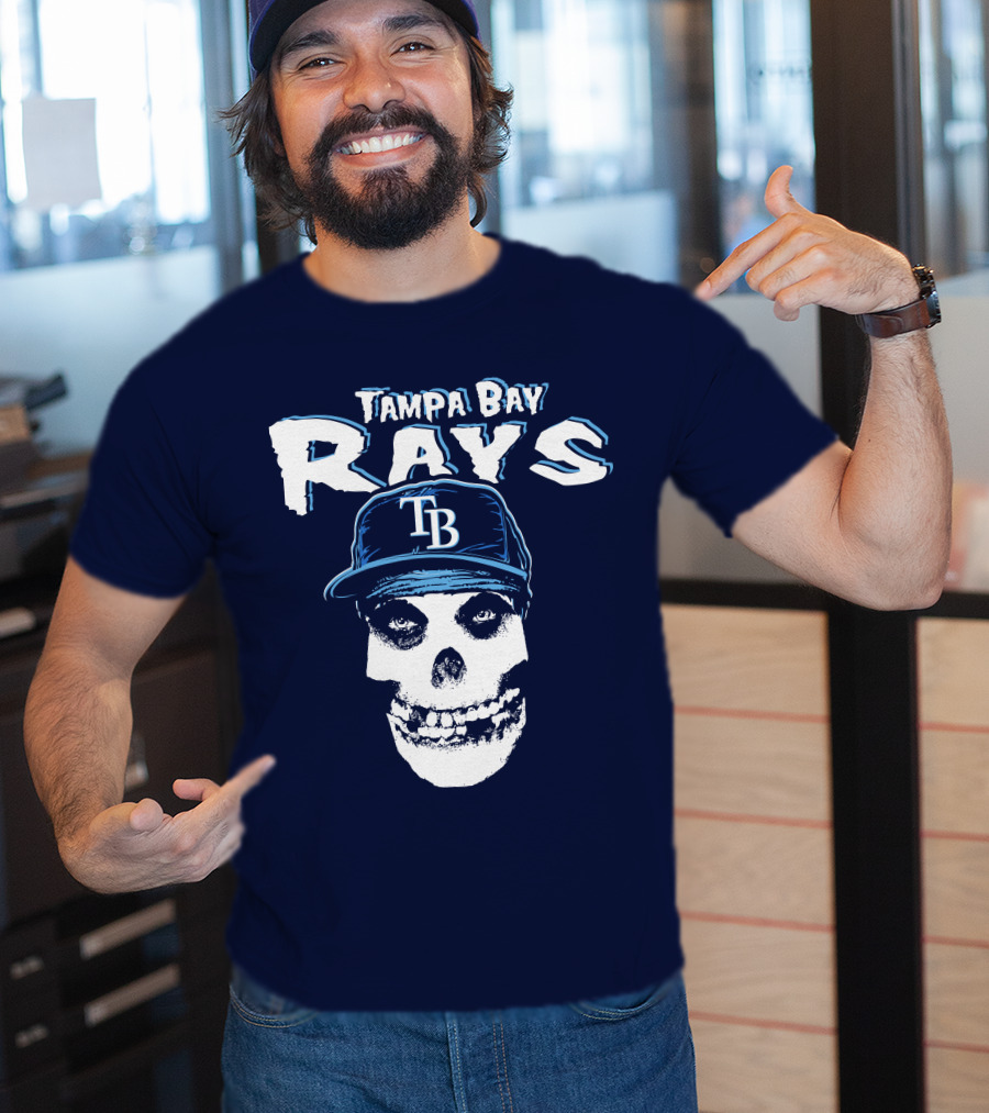 Tampa Bay Rays Tb Skull T-Shirt