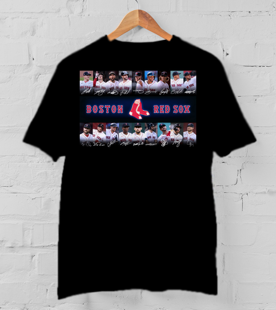 Boston Red Sox Players Autographs Collection T-Shirt