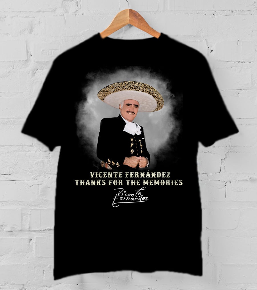Vicente Fernández Thanks For The Memories T-Shirt