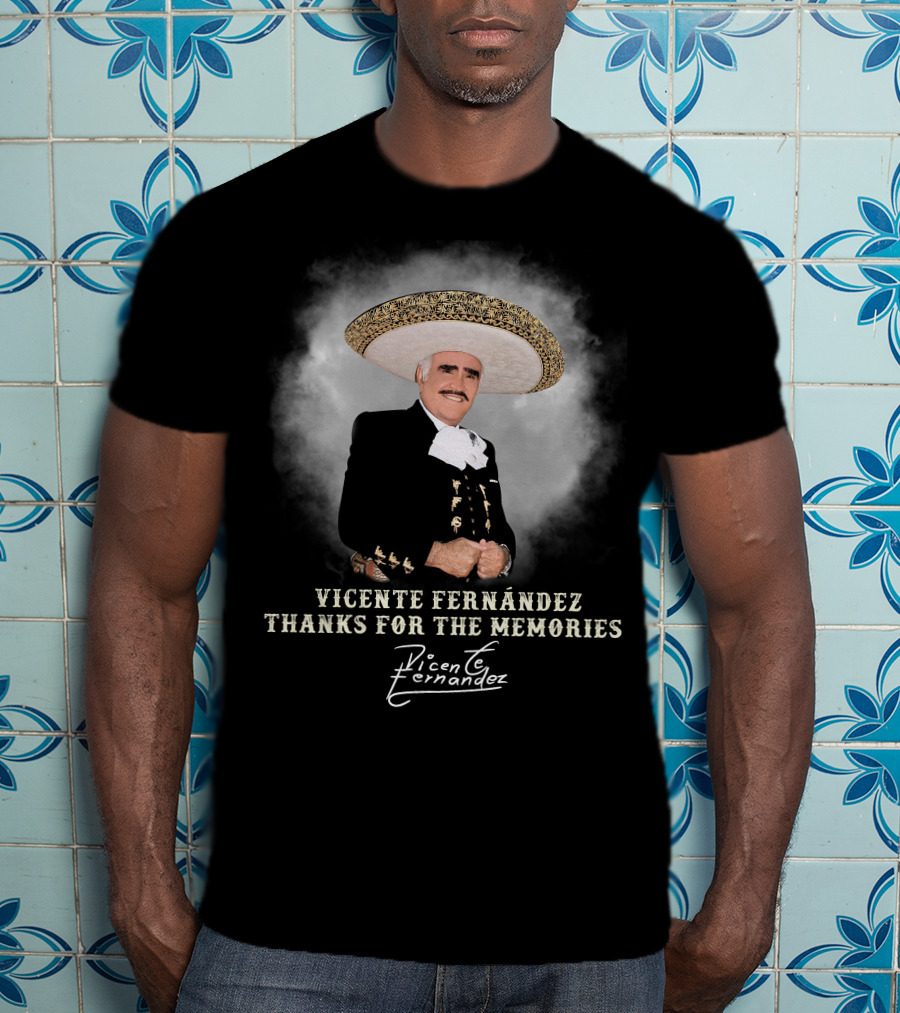 Vicente Fernández Thanks For The Memories T-Shirt