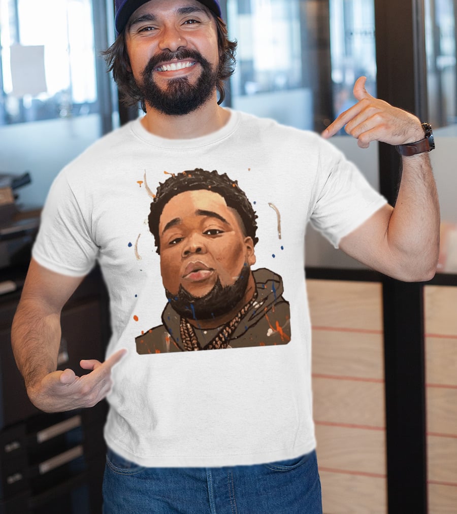 Rod Wave Hoodie Portrait Splash T-Shirt