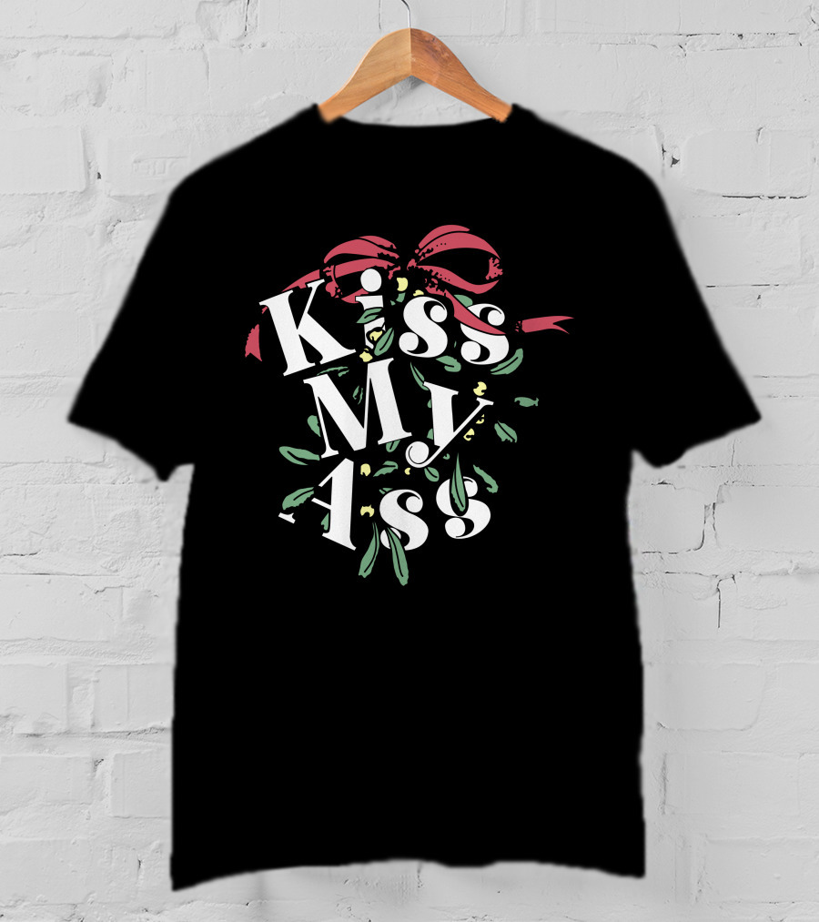 Kiss My Ass Cody Ko Merch Mistletoe Bow T-Shirt