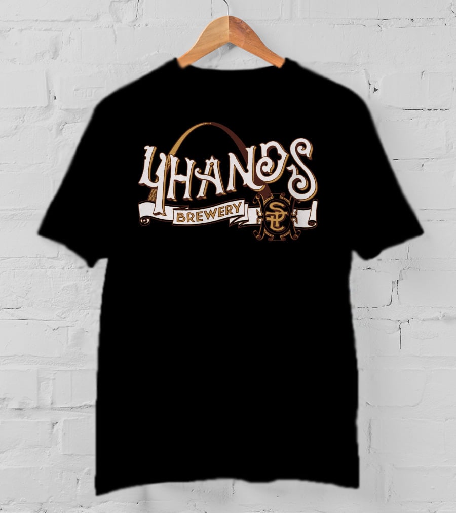 4 Hands Brewing Brewery St. Louis Arch Icon T-Shirt