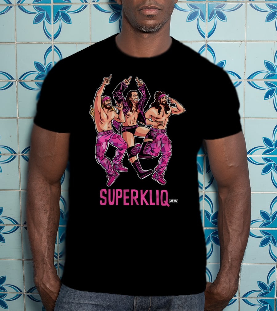 Superkliq AEW Wrestling Group T-Shirt