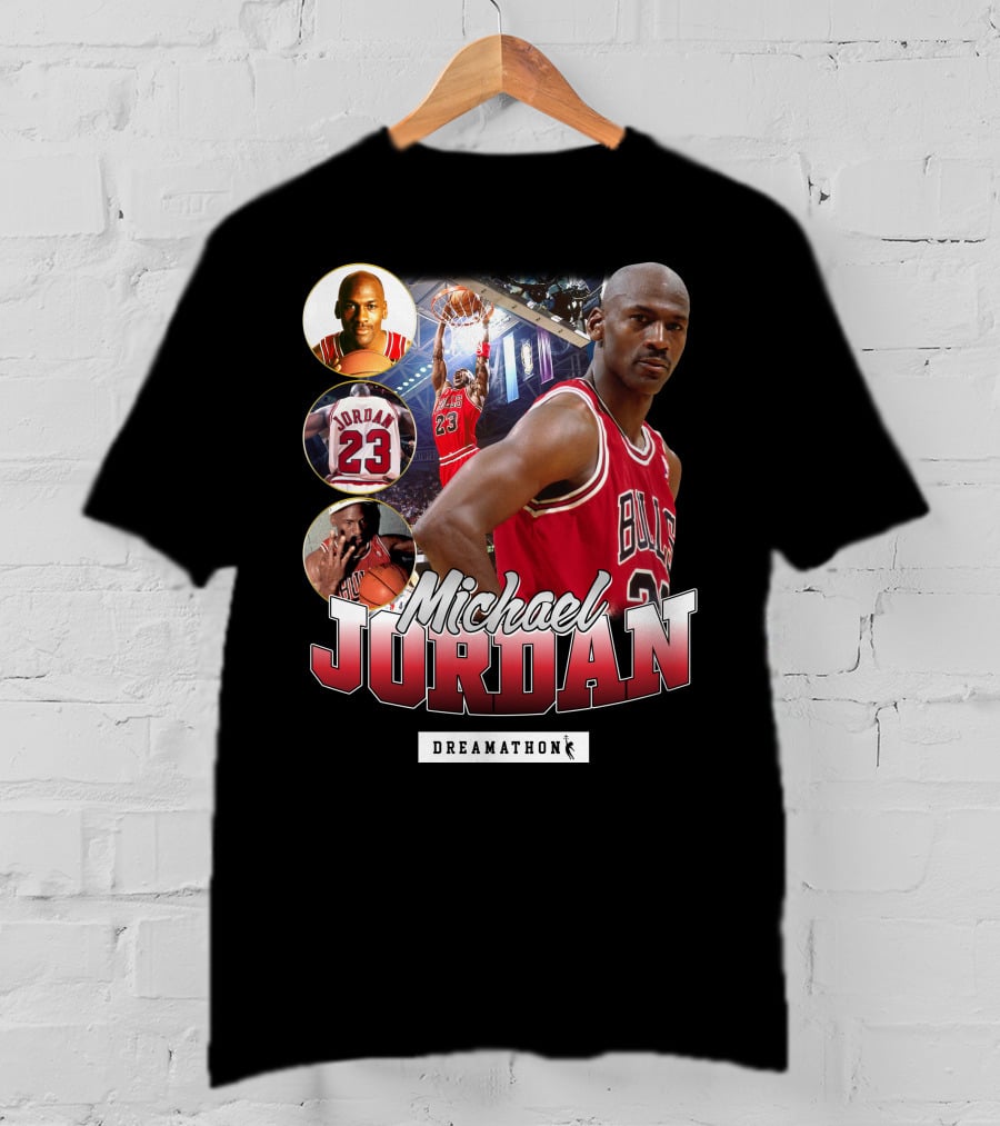 Michael Jordan Dreamathon 23 Basketball T-Shirt