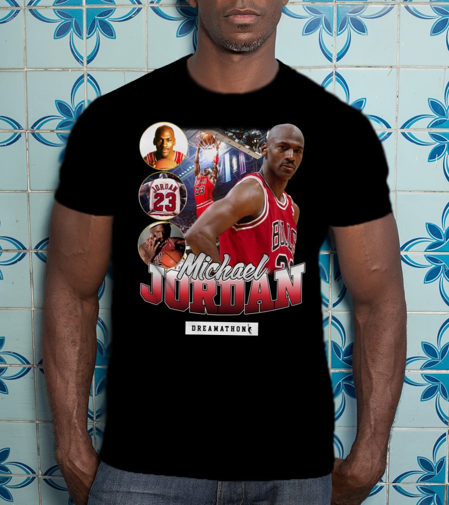 Michael Jordan Dreamathon 23 Basketball T-Shirt